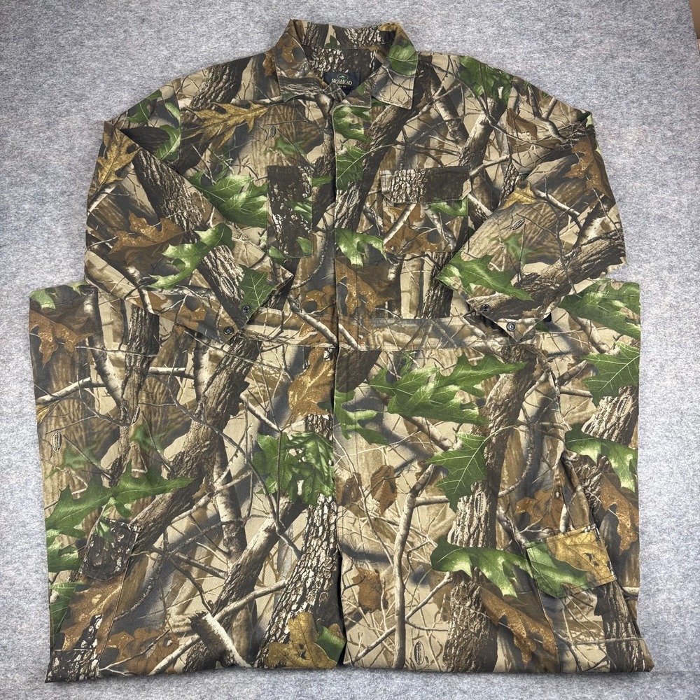 RedHead Real Tree Hardwoods Rugged Hunting Coveralls Camouflage Camo Mens XL